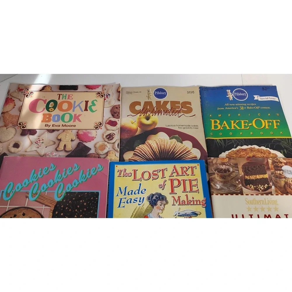 Lot of 11 Dessert Cookbooks Recipe Cook Booklets Paperback, Cookies Nestle Karo